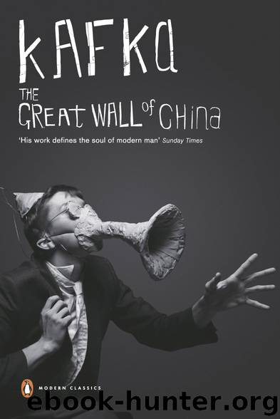 The Great Wall of China by Franz Kafka