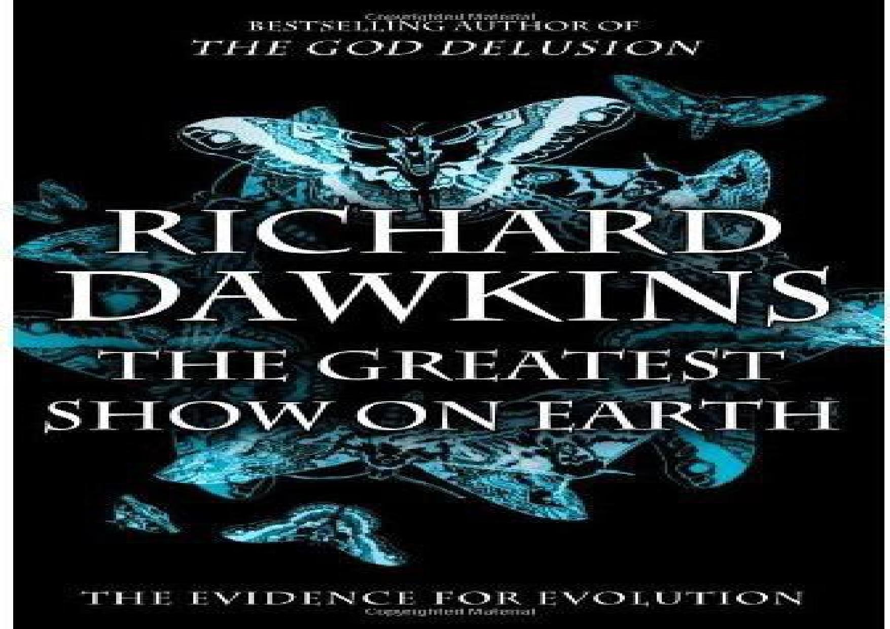 The Greatest Show on Earth by Richard Dawkins