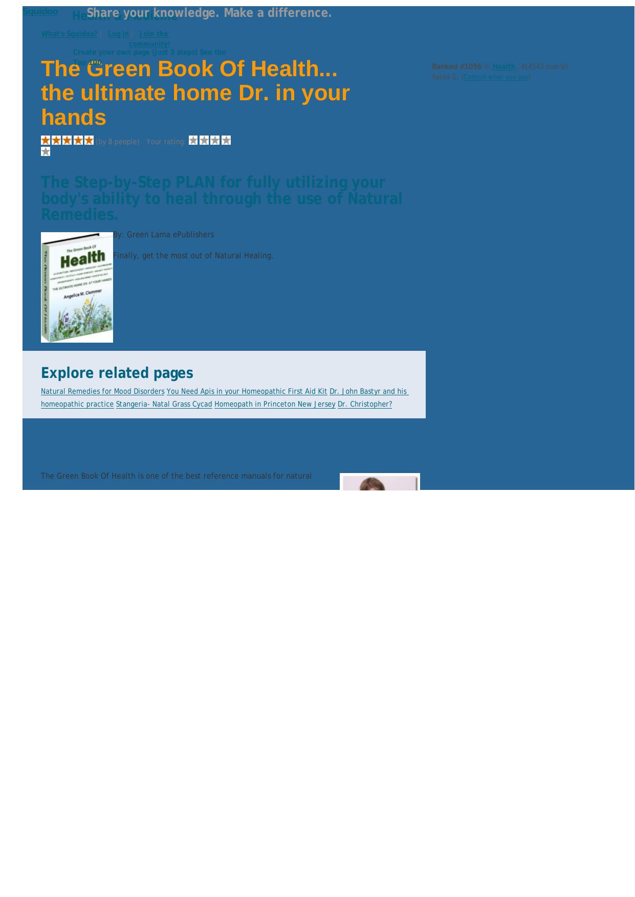 The Green Book Of Health. by Best of Kuszter's Collection