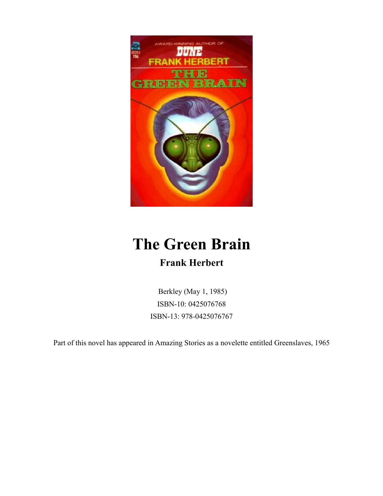 The Green Brain by Frank Herbert