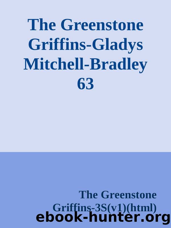 The Greenstone Griffins-Gladys Mitchell-Bradley 63 by The Greenstone Griffins-3S(v1)(html)