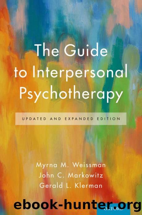 The Guide to Interpersonal Psychotherapy by The Guide to Interpersonal Psychotherapy