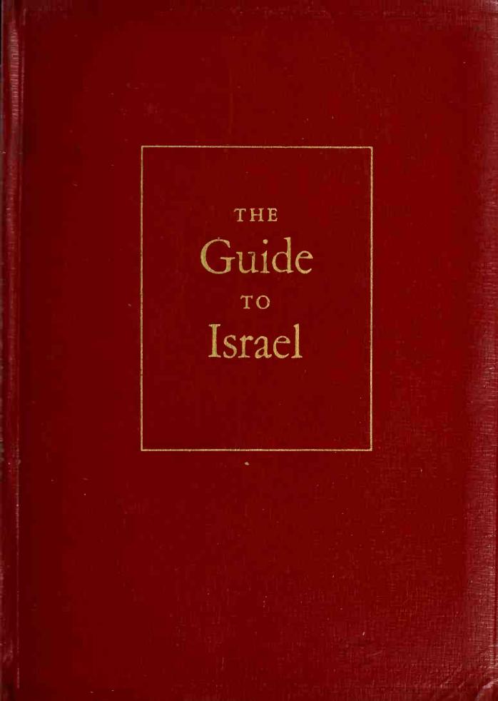 The Guide to Israel by Zev Vilnay