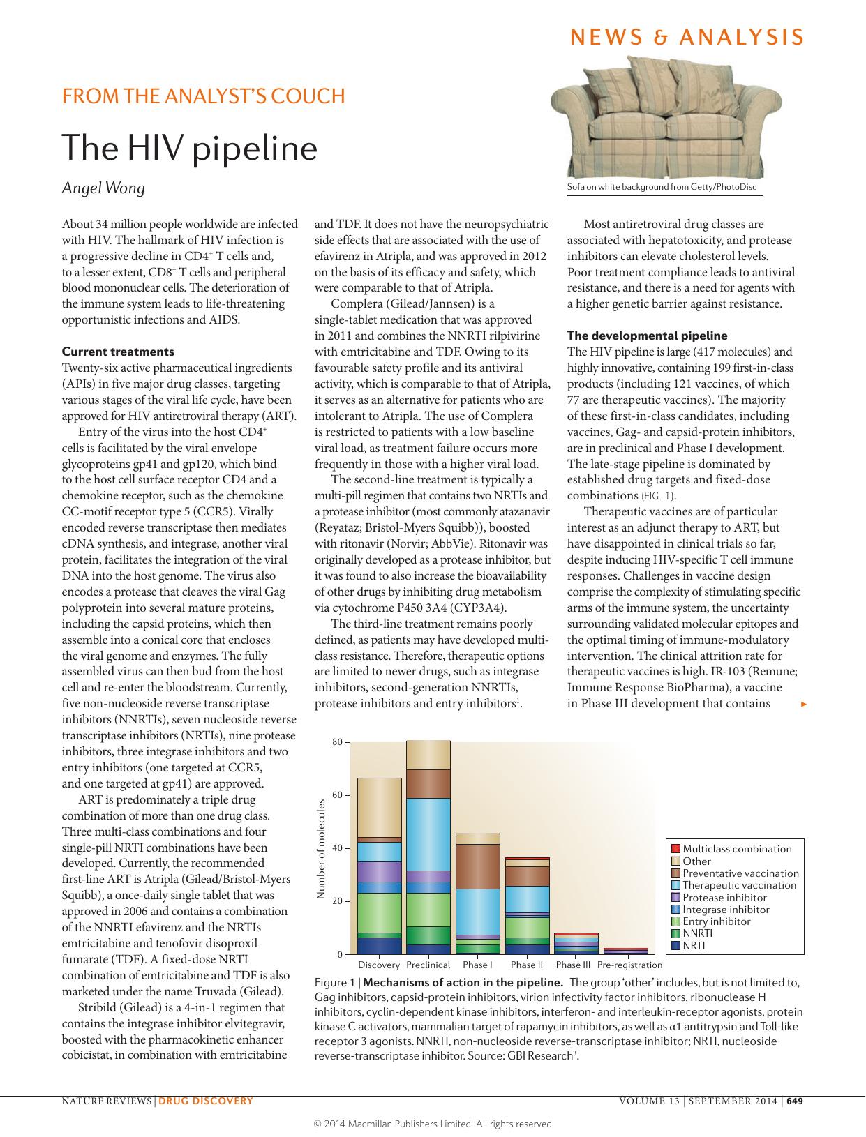The HIV pipeline by Angel Wong