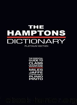 The Hamptons Dictionary by Miles Jaffe