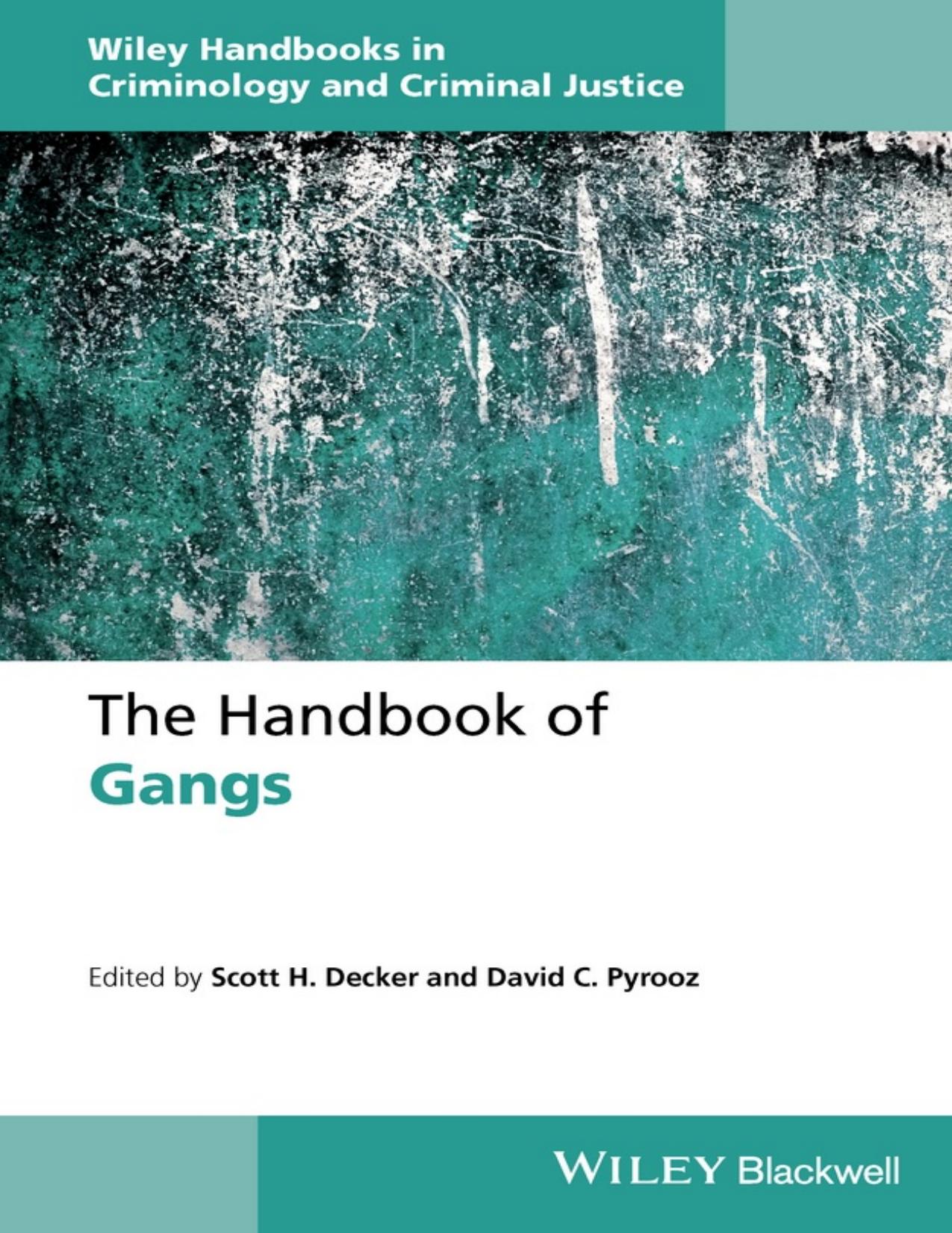 The Handbook of Gangs by Scott H. Decker David C. Pyrooz