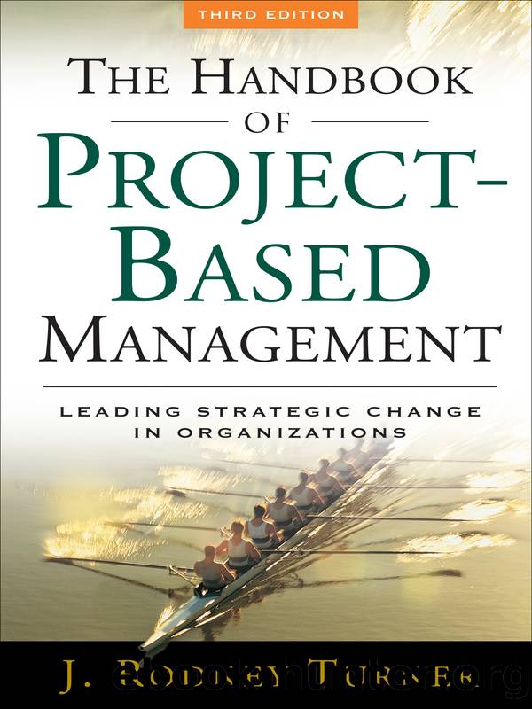 The Handbook of Project-based Management by J. Rodney Turner