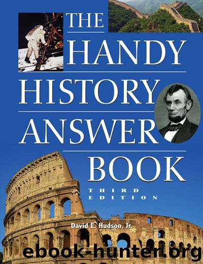 The Handy History Answer Book by David L Hudson