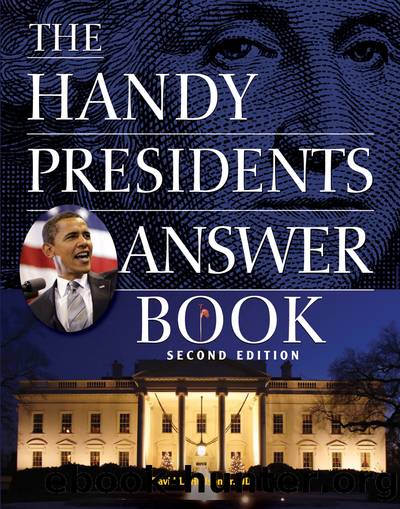 The Handy Presidents Answer Book by David L Hudson