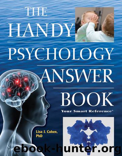 The Handy Psychology Answer Book by Lisa J Cohen