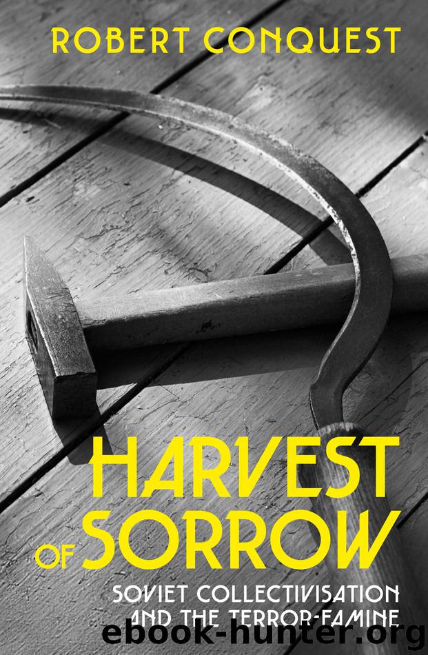 The Harvest of Sorrow by Robert Conquest
