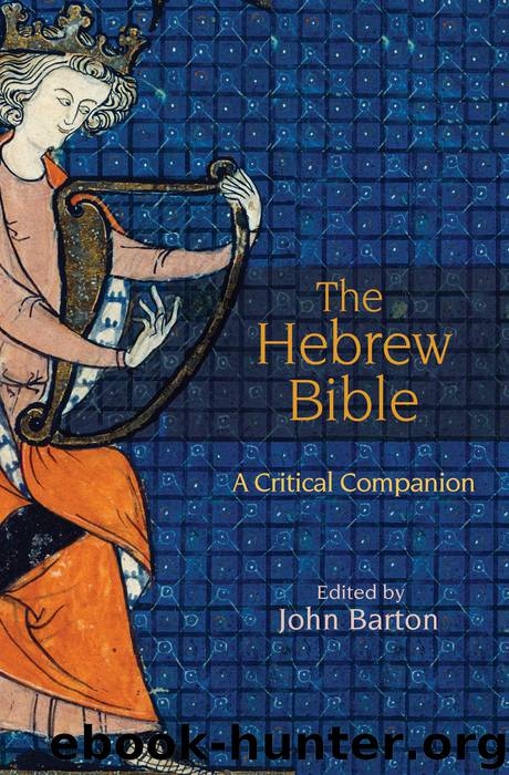 The Hebrew Bible by The Hebrew Bible; A Critical Companion (2016)
