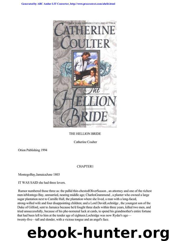 The Hellion Bride - Bride 02 by Catherine Coulter