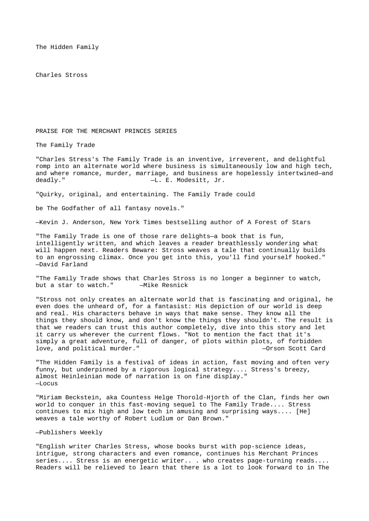 The Hidden Family by mario