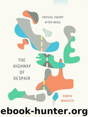 The Highway of Despair: Critical Theory After Hegel by Robyn Marasco