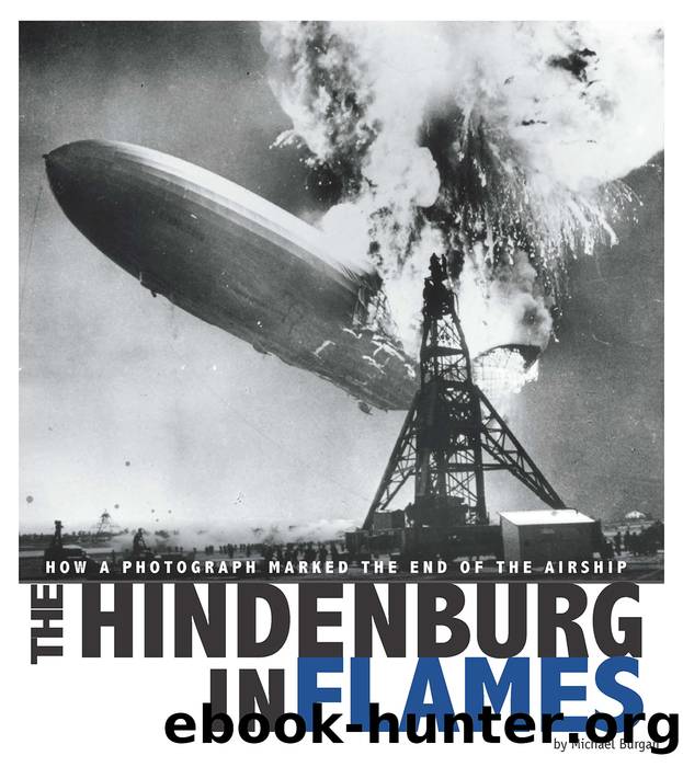 The Hindenburg in Flames by Michael Burgan