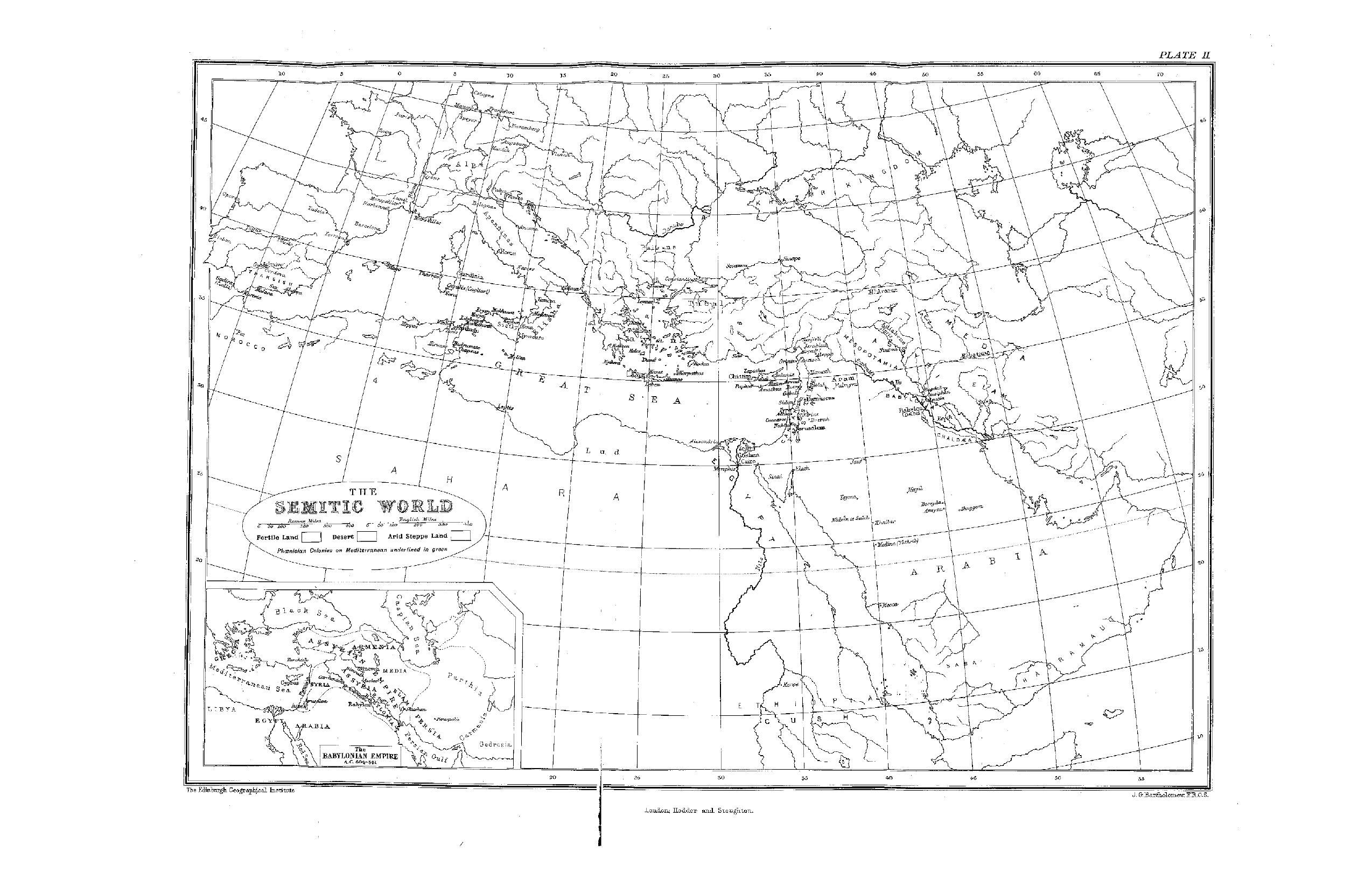 The Historical Geography of The Holy Land Especially in Relation to the History of Israel and of the Early Church by George Adam Smith D.D. Smith