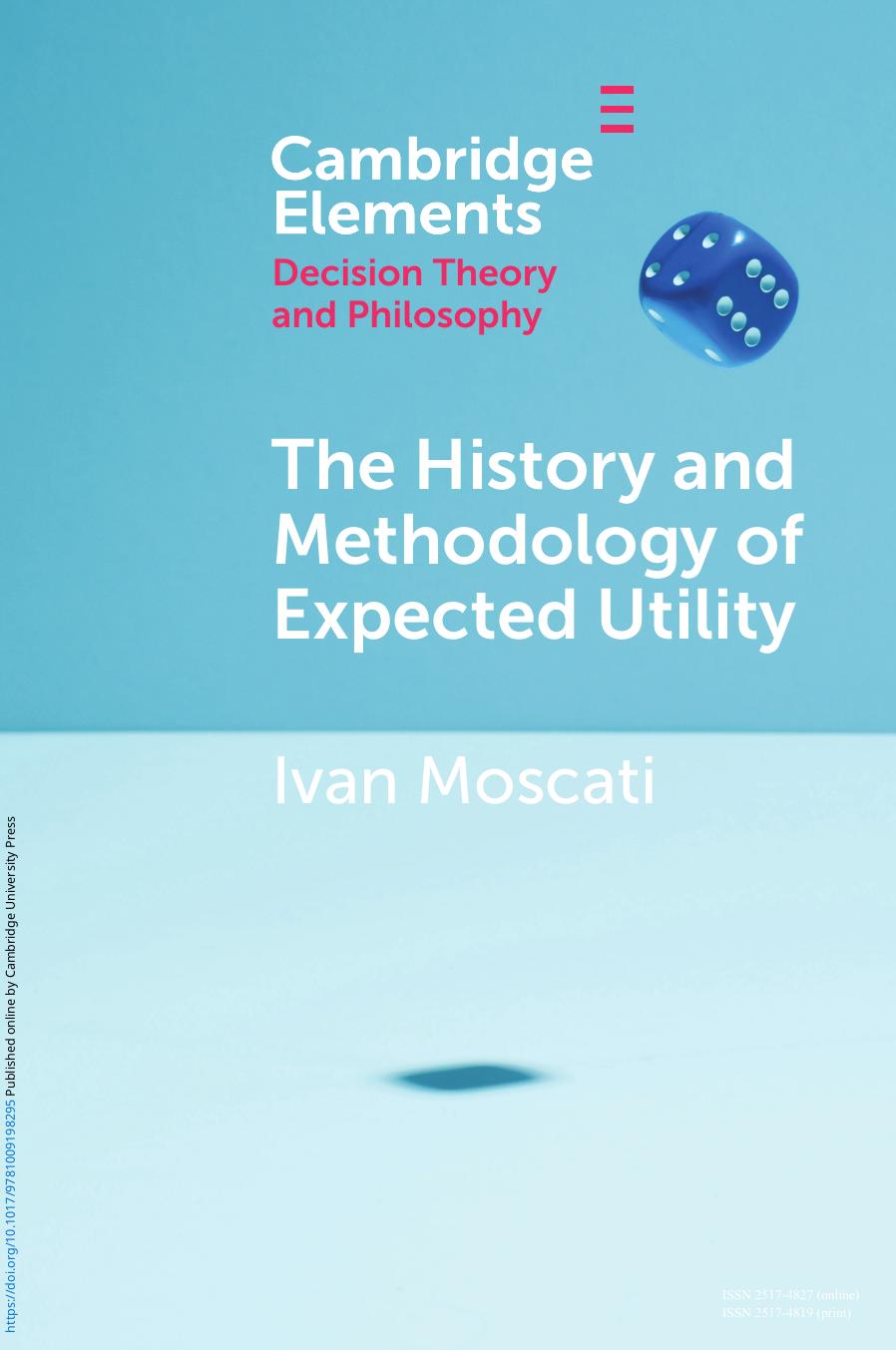 The History and Methodology of Expected Utility by Ivan Moscati