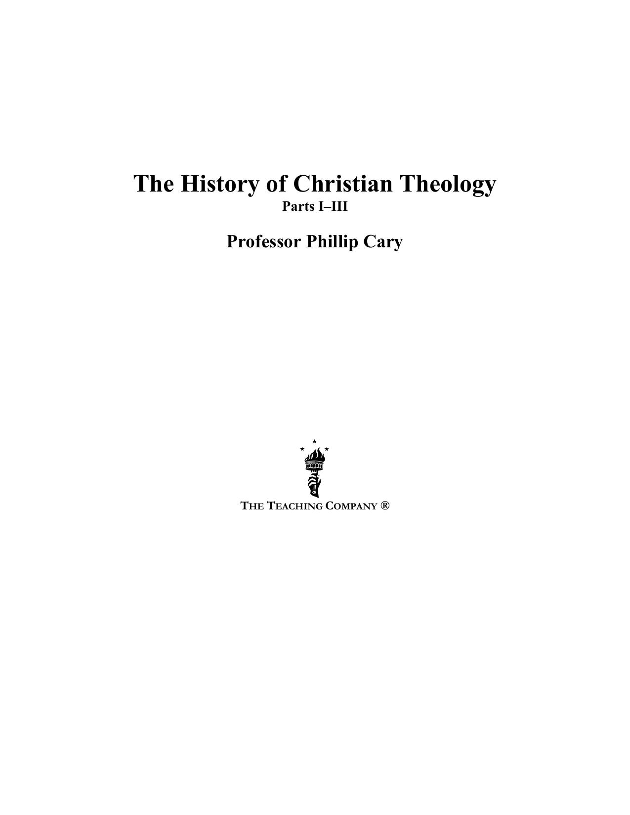 The History of Christian Theology by dagleyk