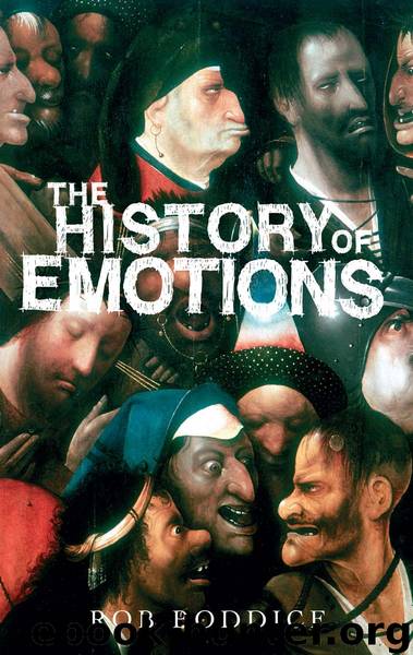 The History of Emotions by Rob Boddice