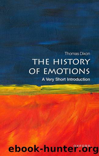 The History of Emotions by Thomas Dixon