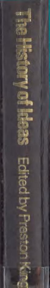 The History of Ideas: An Introduction to Method by Preston King (editor)