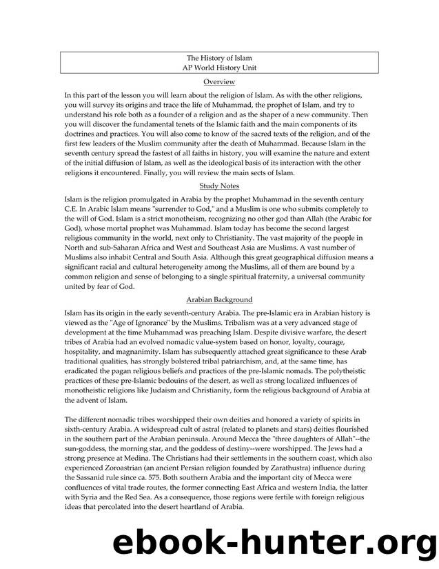 The History of Islam by hermansenjoel