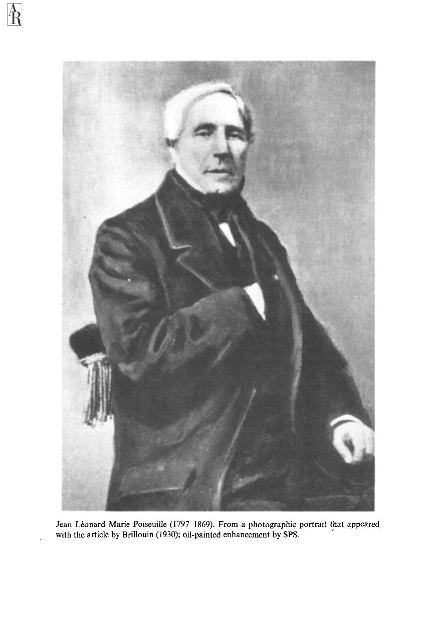 The History of Poiseuille's Law by S P Sutera and R Skalak