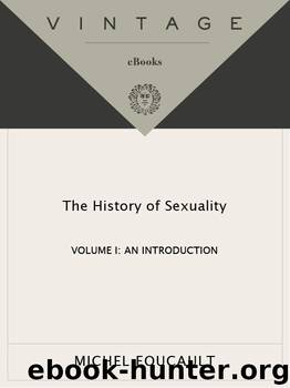 The History of Sexuality: An Introduction: 001 (Vintage) by Foucault Michel