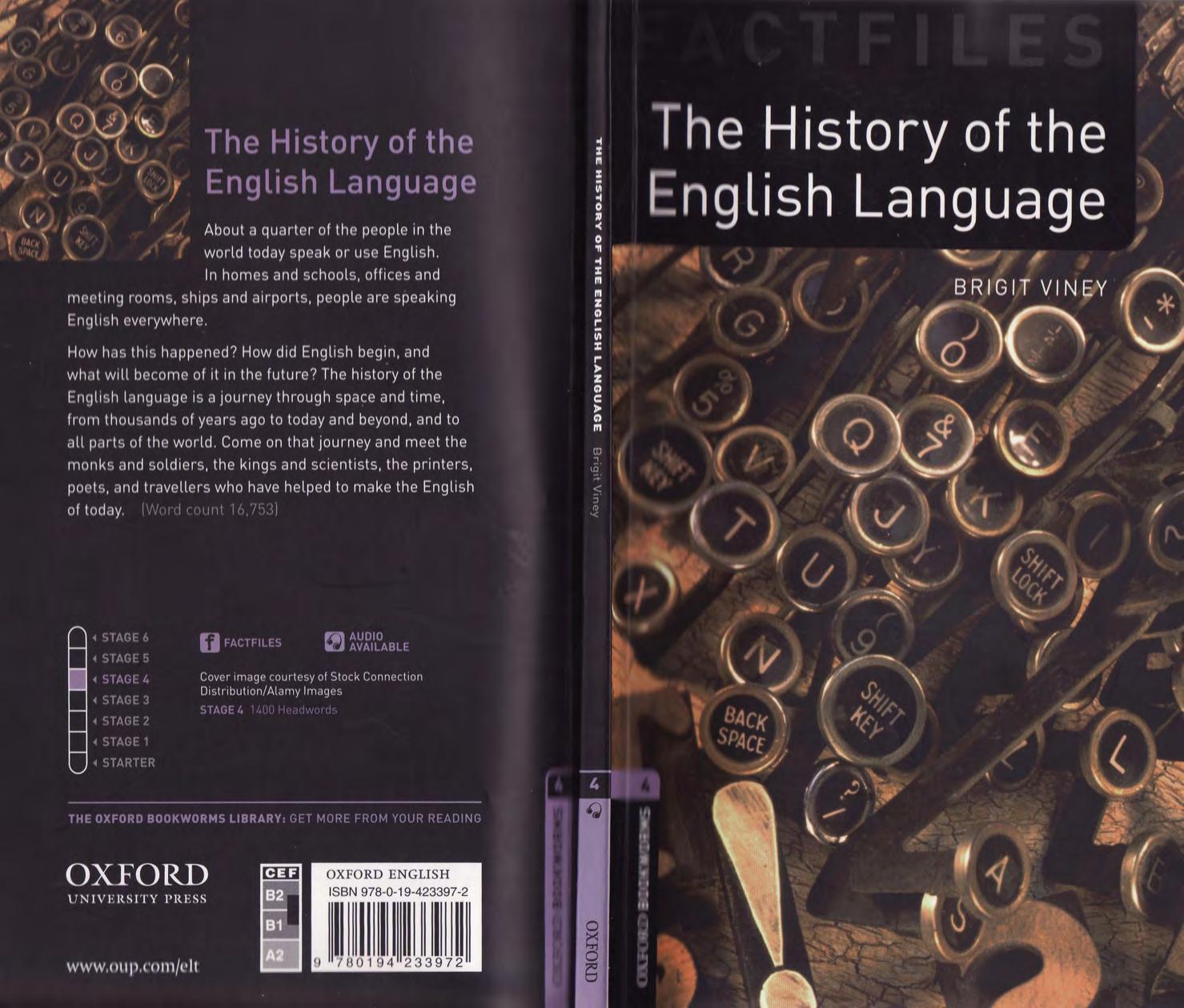The History of the English Language by Viney Brigit