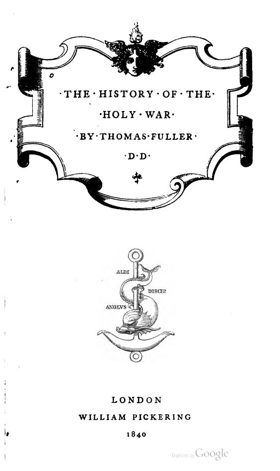 The History of the Holy War by Thomas Fuller
