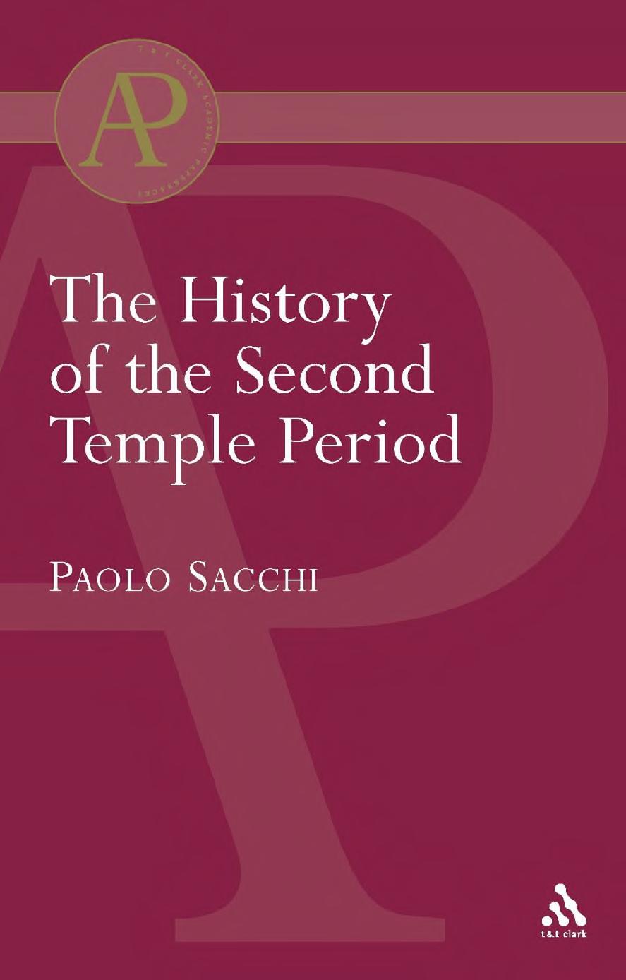 The History of the Second Temple Period by Paolo Sacchi