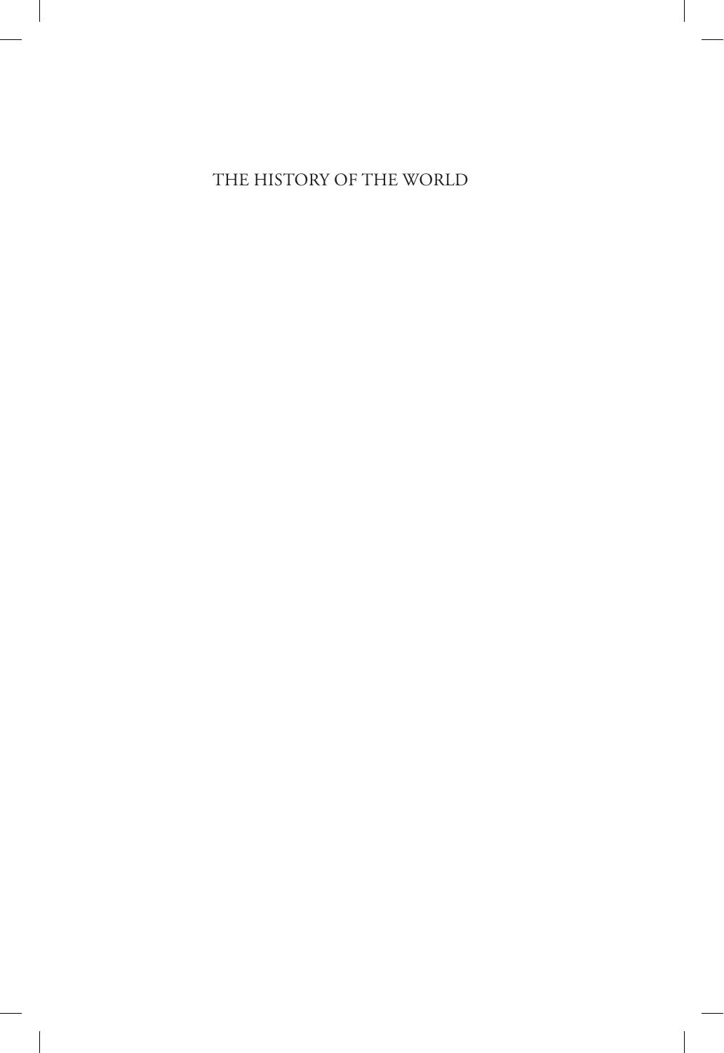 The History of the World by J. M. Roberts O. A. Westad