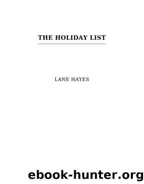The Holiday List by Lane Hayes