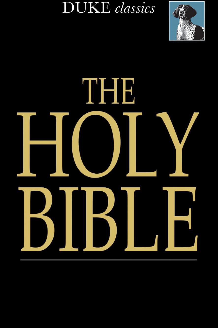 The Holy Bible by Unknown
