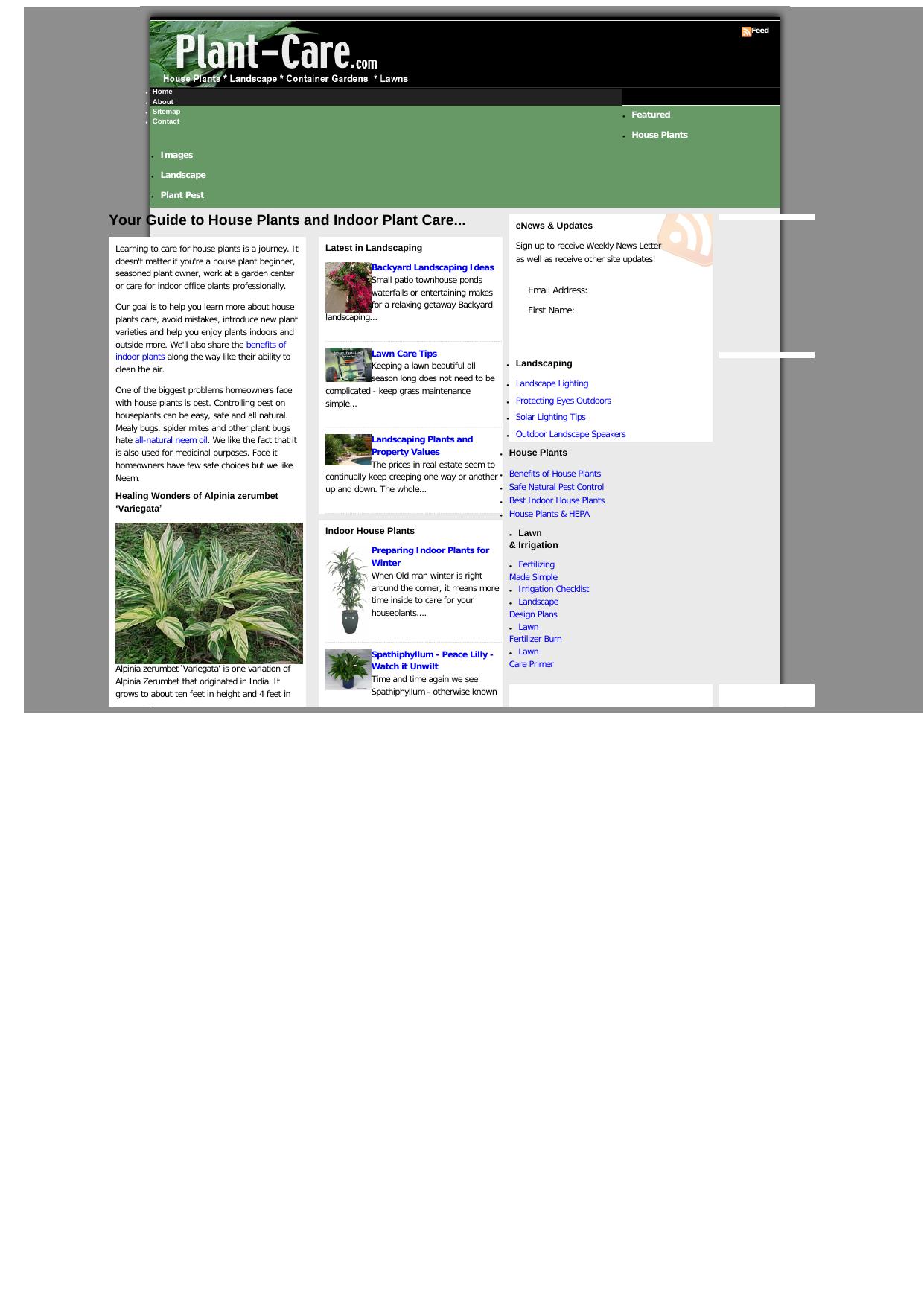 The Home Of Indoor Plant Care Info. by Best of Kuszter's Collection