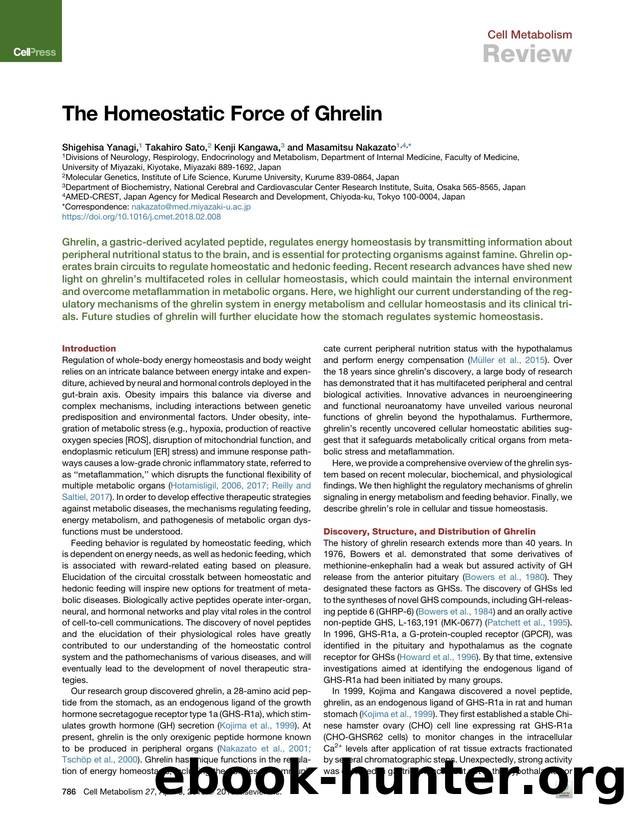 The Homeostatic Force of Ghrelin by Shigehisa Yanagi & Takahiro Sato & Kenji Kangawa & Masamitsu Nakazato