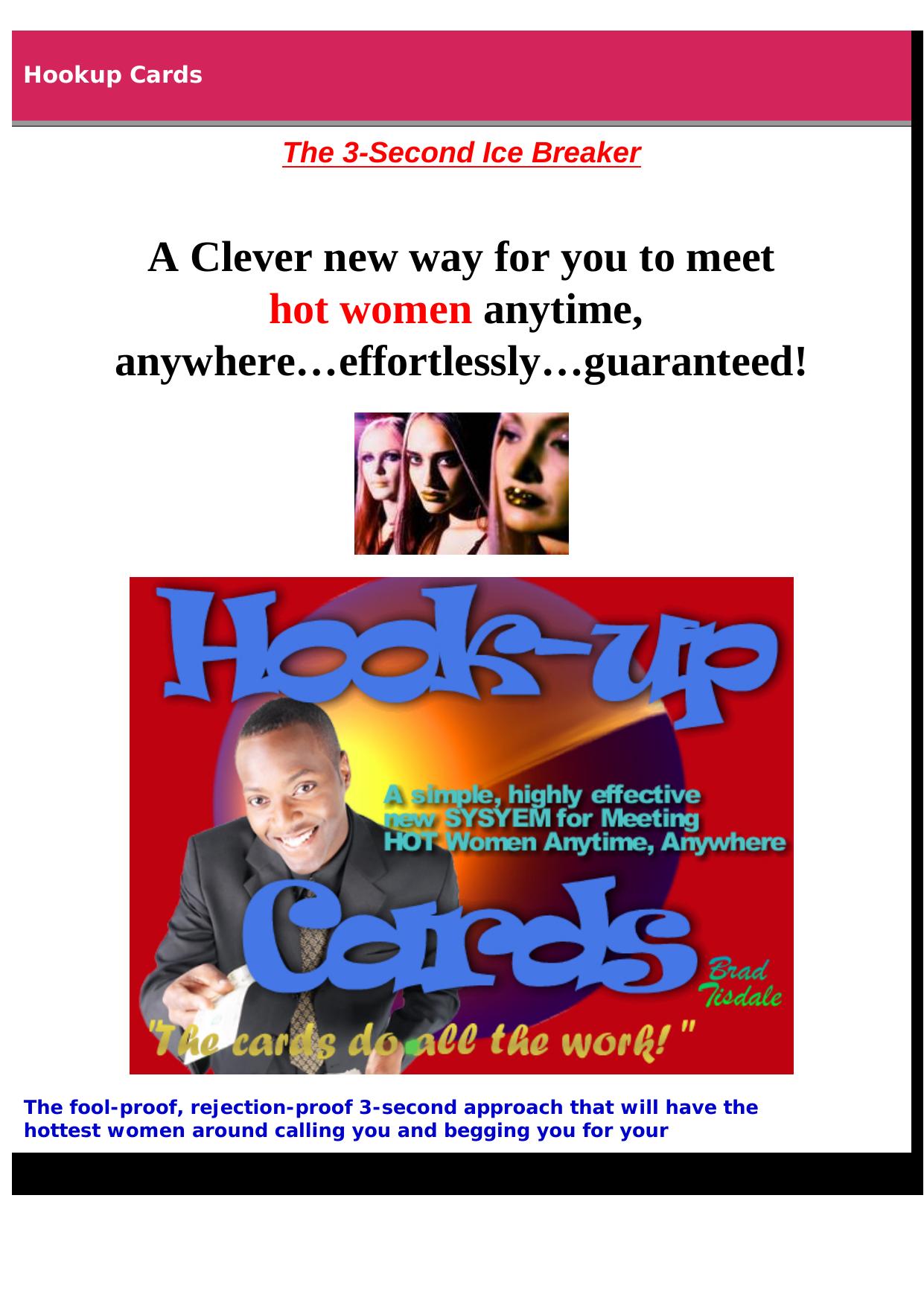The Hook-Up Cards. by Best of Kuszter's Collection