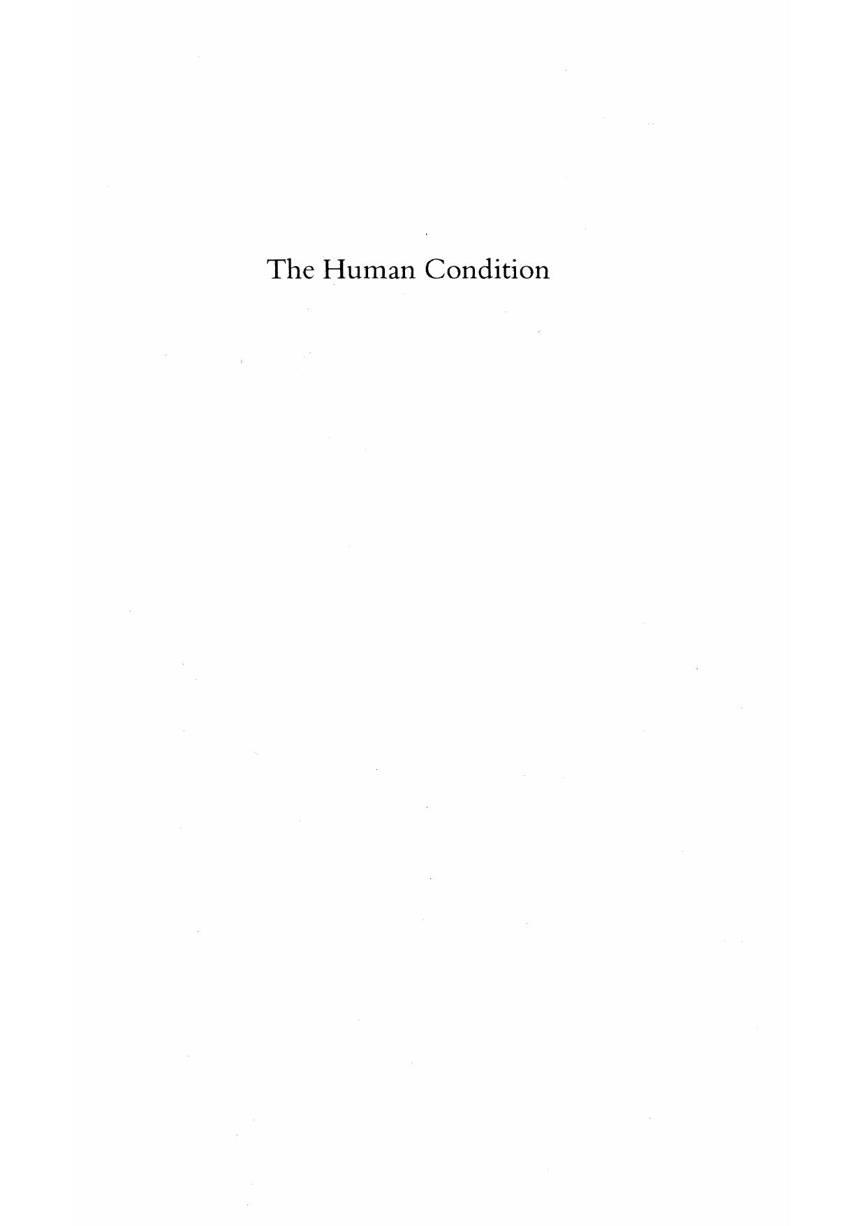 The Human Condition by William H. McNeill