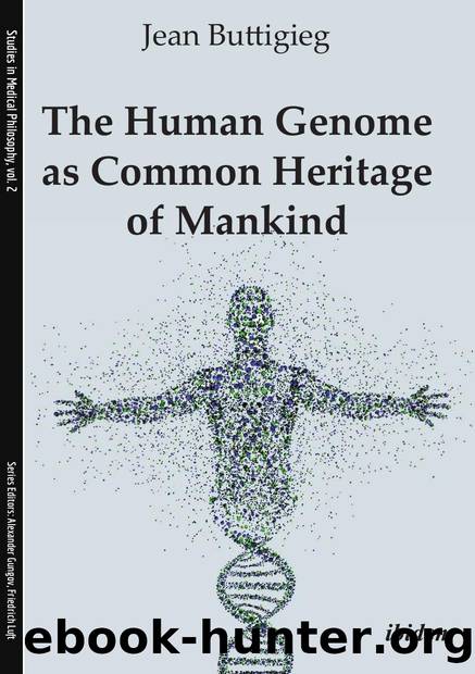 The Human Genome as Common Heritage of Mankind by Jean Buttigieg; Alexander Gungov; Friedrich Luft
