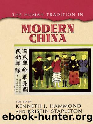 The Human Tradition in Modern China by unknow