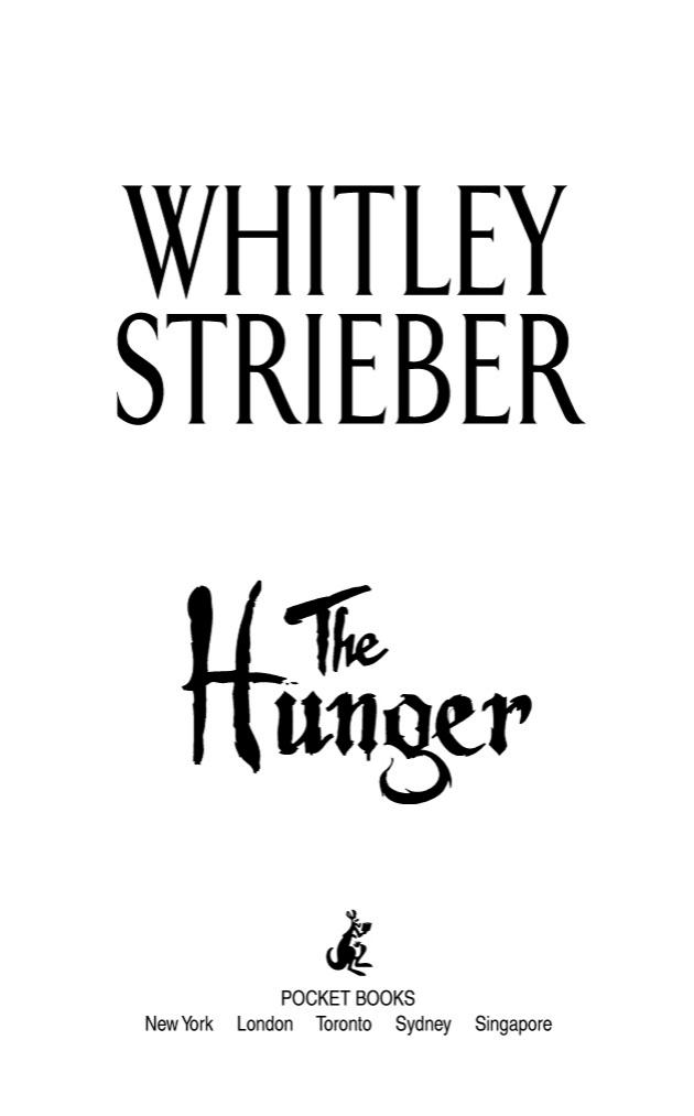 The Hunger by Whitley Strieber