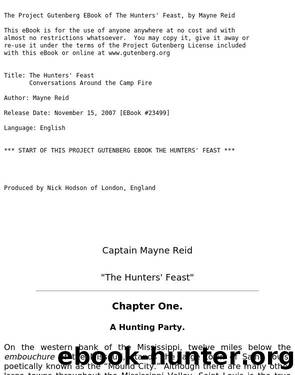 The Hunters' Feast: Conversations Around the Camp Fire by Mayne Reid