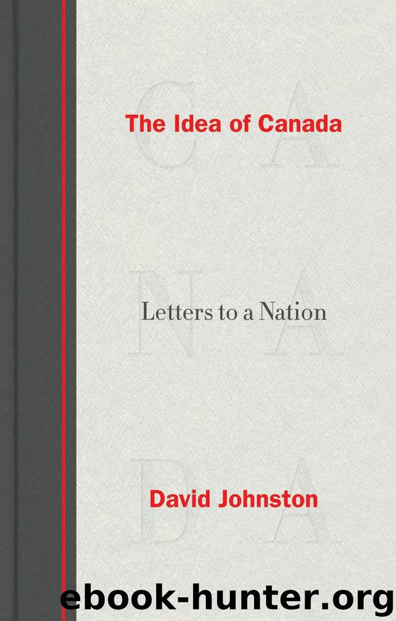 The Idea of Canada by David Johnston