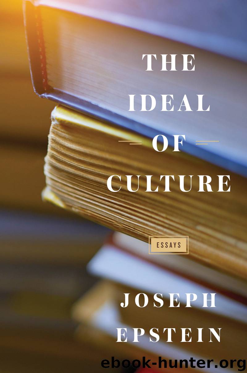 The Ideal of Culture by Joseph Epstein