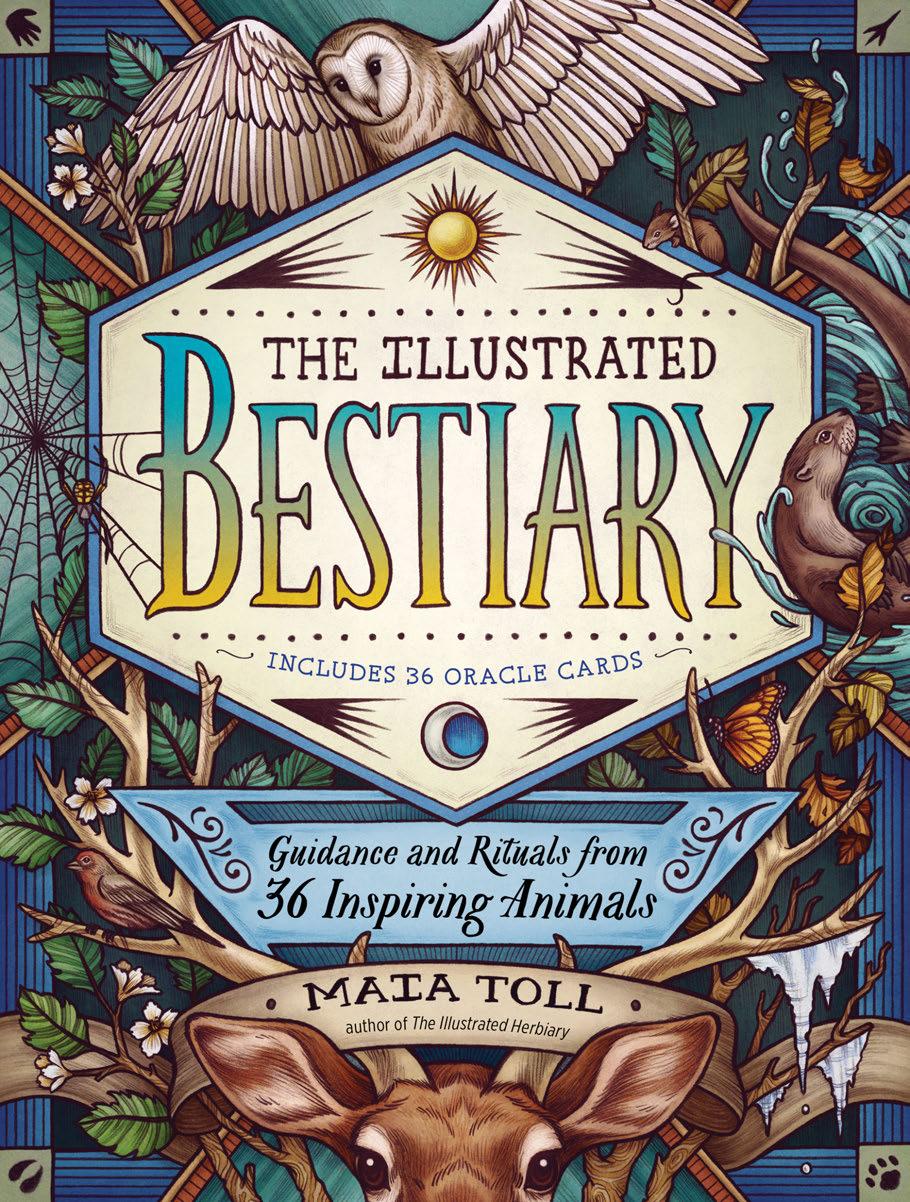 The Illustrated Bestiary: Guidance and Rituals from 36 Inspiring Animals (Wild Wisdom) by Maia Toll