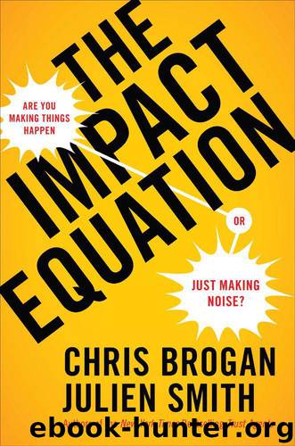 The Impact Equation: Are You Making Things Happen or Just Making Noise? by Chris Brogan & Julien Smith