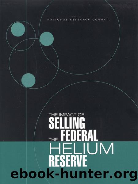 The Impact of Selling the Federal Helium Reserve by National Research Council