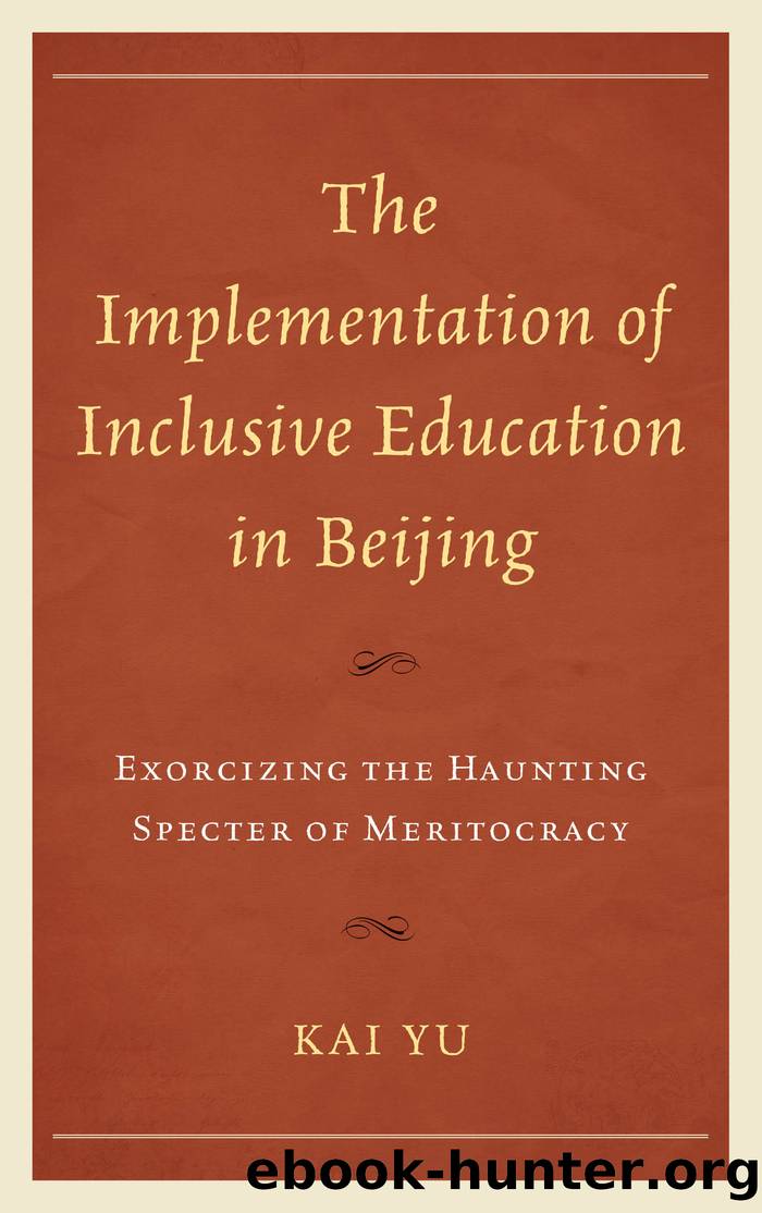 The Implementation of Inclusive Education in Beijing by Yu Kai;