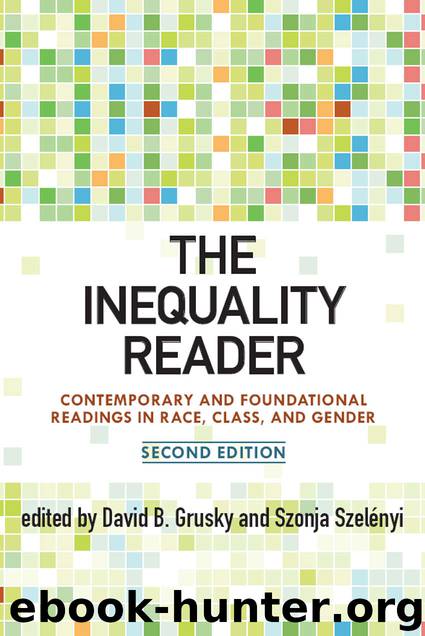 The Inequality Reader by Grusky David
